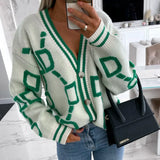 Nina | Moderný cardigan s geometrickým dizajnom