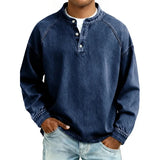 Vintage Henley Košeľa