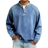 Vintage Henley Košeľa