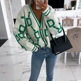 Nina | Moderný cardigan s geometrickým dizajnom