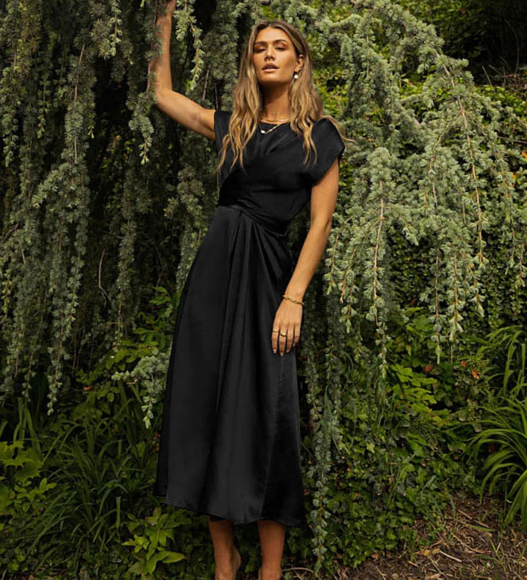 Katarína™ | Elegantné saténové šaty