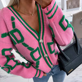 Nina | Moderný cardigan s geometrickým dizajnom