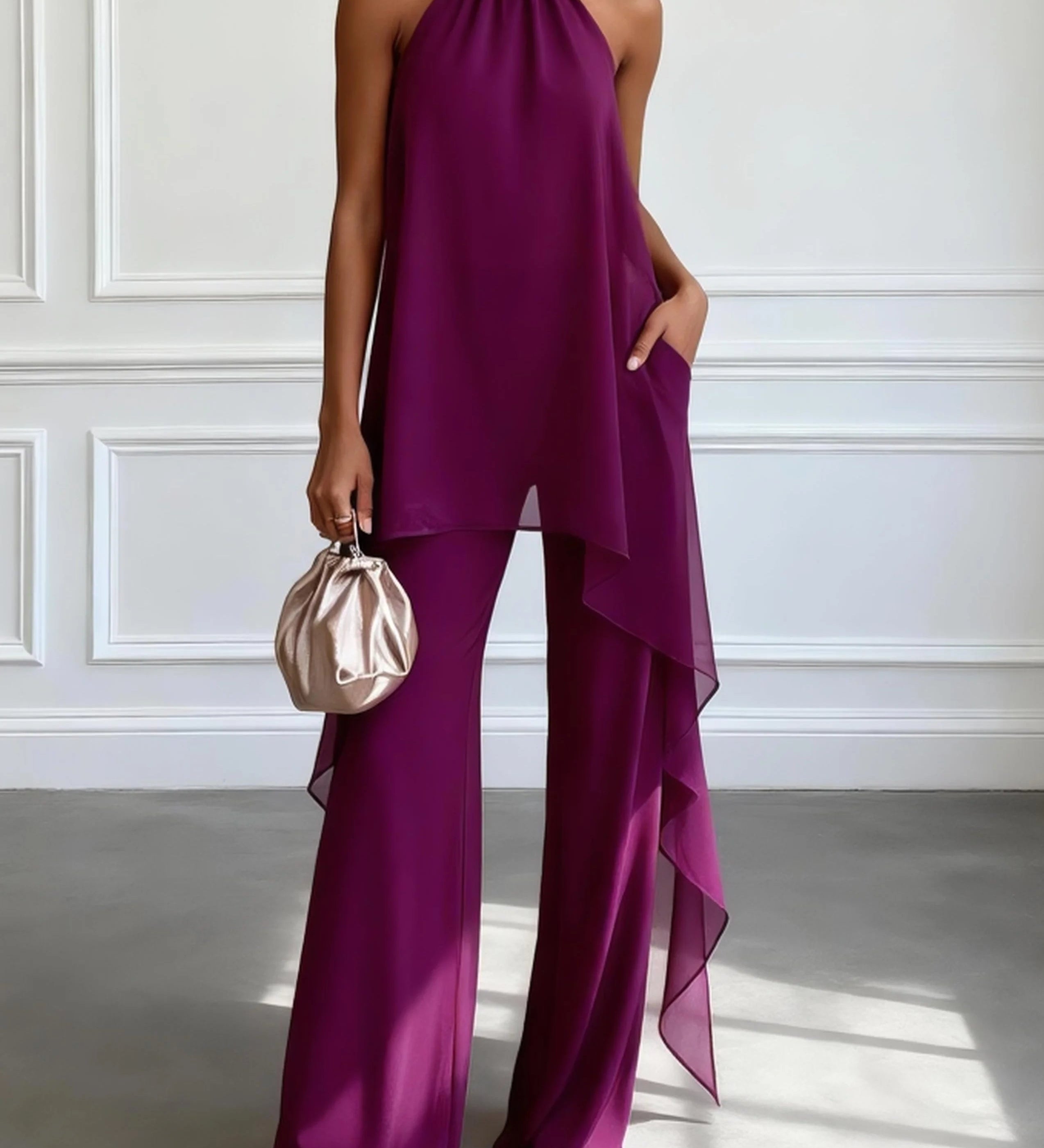 Viola | Elegantný kompletný halter s nohavicami