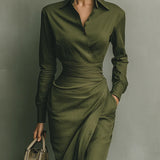 Natália™ | Elegantný a priliehavý zavinovací šaty