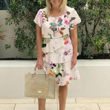 Emília – Elegantné dlhé kvetinové šaty