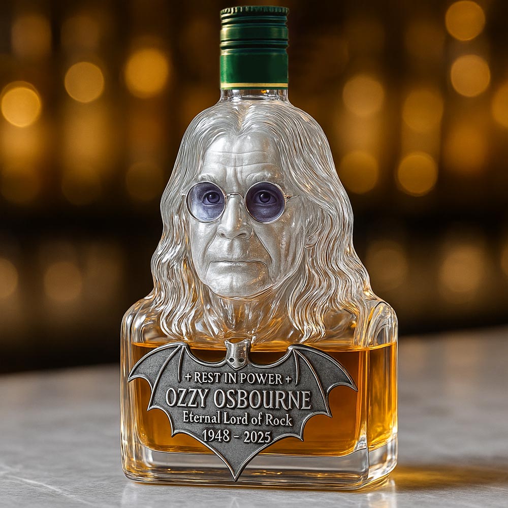 Večná pamäť v skle — fľaša whisky na počesť Ozzyho Osbournea