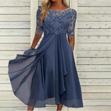 Helena™ - Elegantné midi šaty z čipky