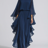 Elegantný a vzdušný komplet z chiffon materiálu