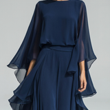 Elegantný a vzdušný komplet z chiffon materiálu