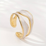 Lívia - Vintage prsteň z bieleho zlata