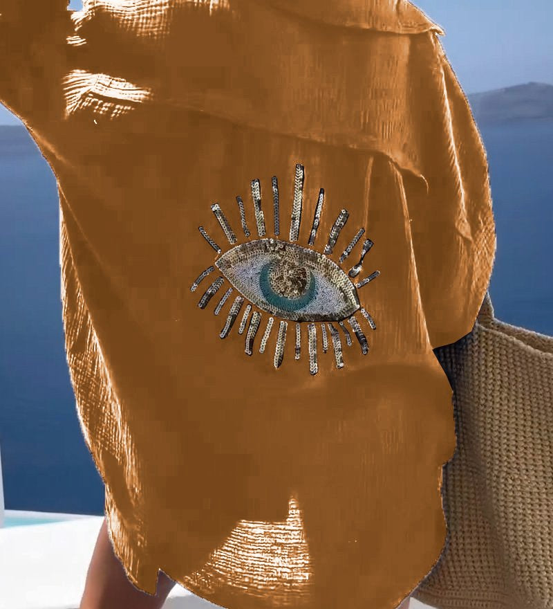 Jana™ Oversize bavlnená košeľa Horus