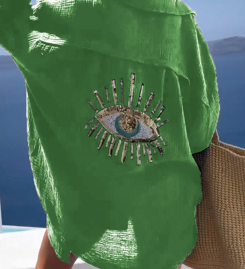 Jana™ Oversize bavlnená košeľa Horus