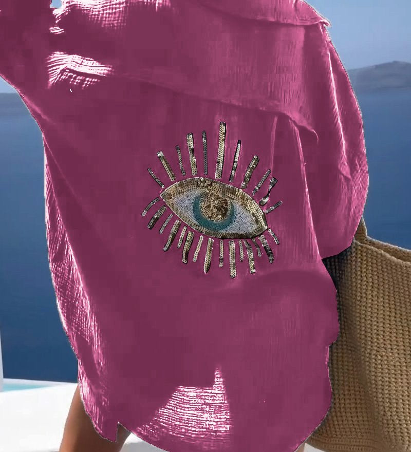 Jana™ Oversize bavlnená košeľa Horus