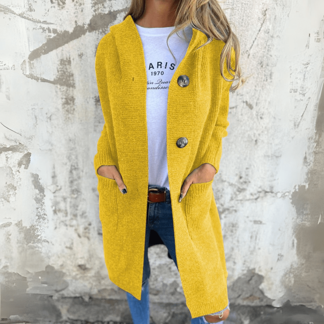 Lívia | Elegantný dlhý kabát pre dámy