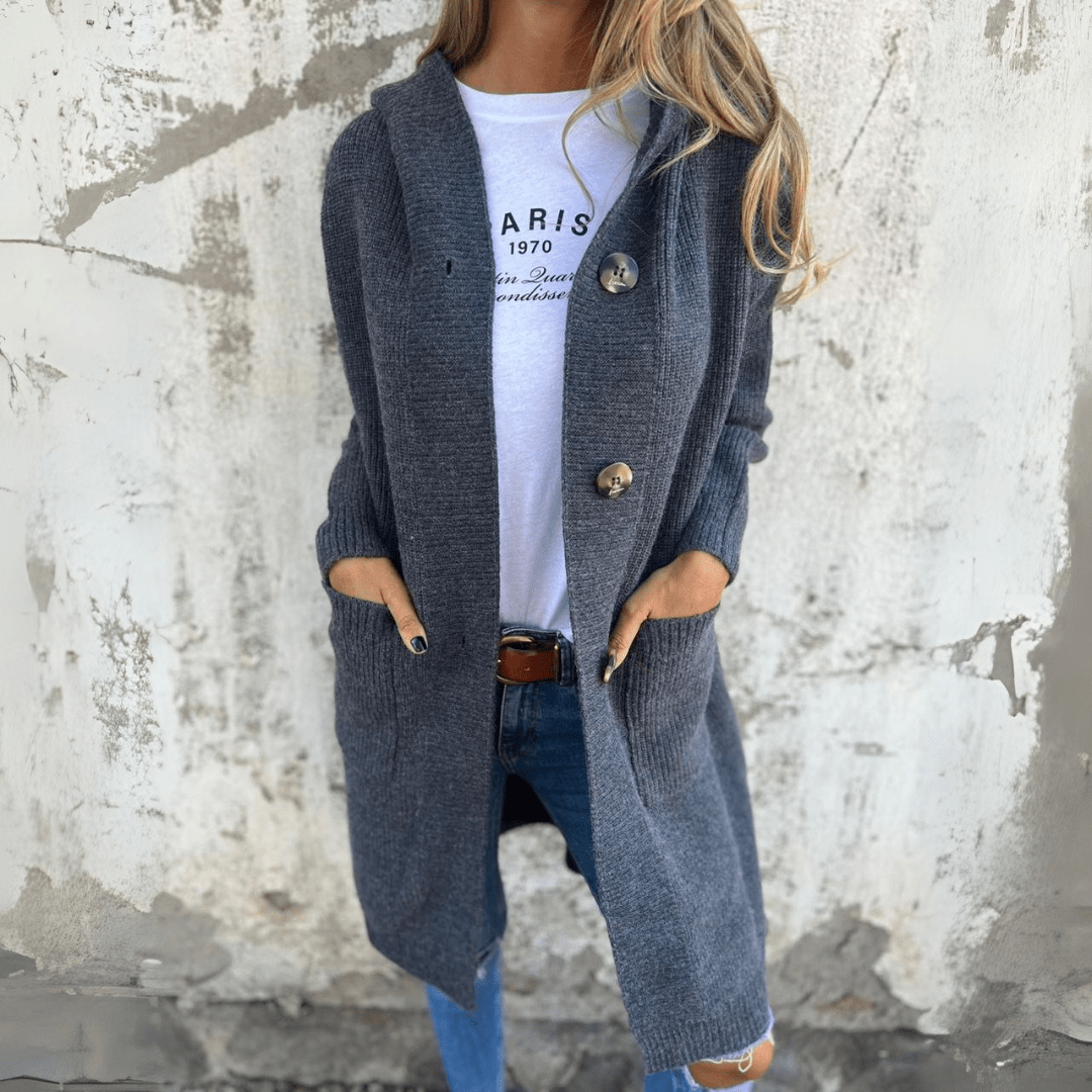 Lívia | Elegantný dlhý kabát pre dámy