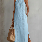 MIDI ŠATY Z ĽANU