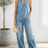 Ivana™ | Dvojdielny vintage denim set