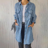 JansenStyle™ Hana - Oversized džínsový blejzer