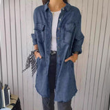 JansenStyle™ Hana - Oversized džínsový blejzer