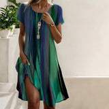 Jana™ | Dámske boho casual šaty s ombré